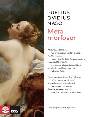 cover image of Metamorfoser
